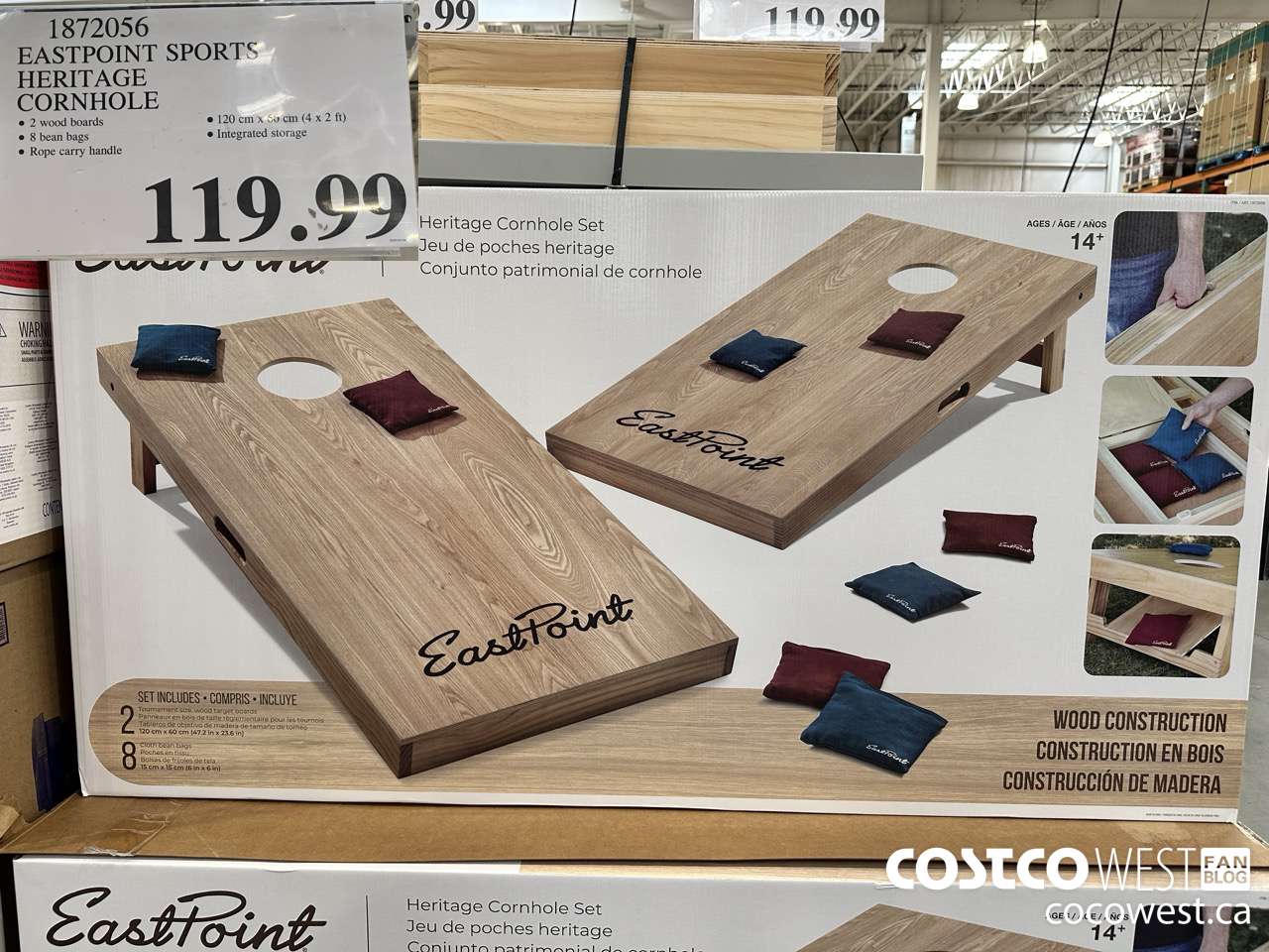 1872056 EASTPOINT SPORTS HERITAGE CORNHOLE $119.99
