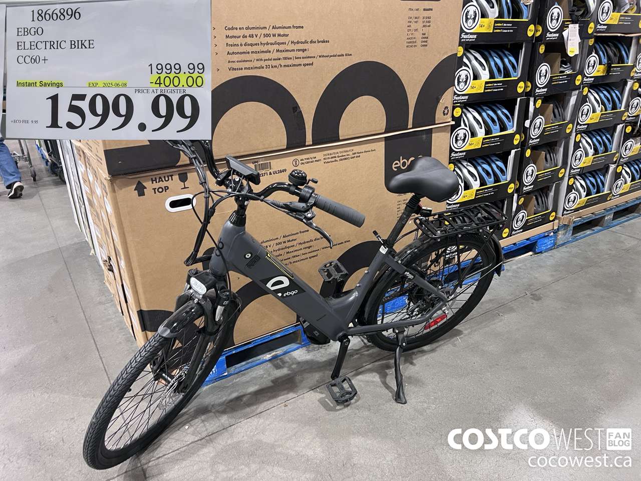 1866896 EBGO ELECTRIC BIKE CC60+ ($400.00 INSTANT SAVINGS EXPIRES ON 2025-06-08) $1599.99