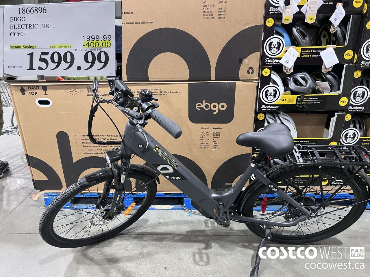 1866896 EBGO ELECTRIC BIKE CC60+ ($400.00 INSTANT SAVINGS EXPIRES ON 2025-06-08) $1599.99