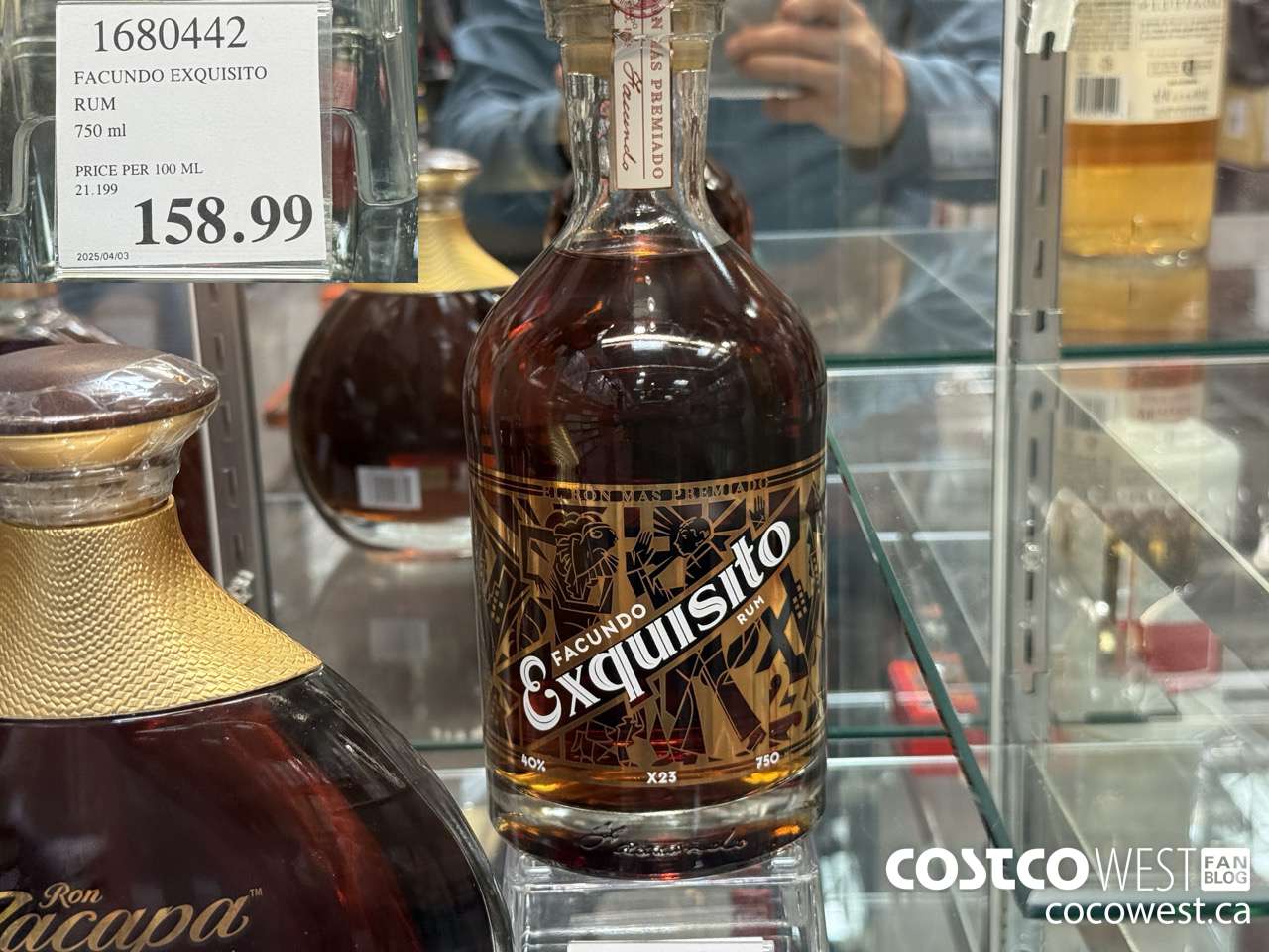 1680442 FACUNDO EXQUISITO RUM 750ML $158.99