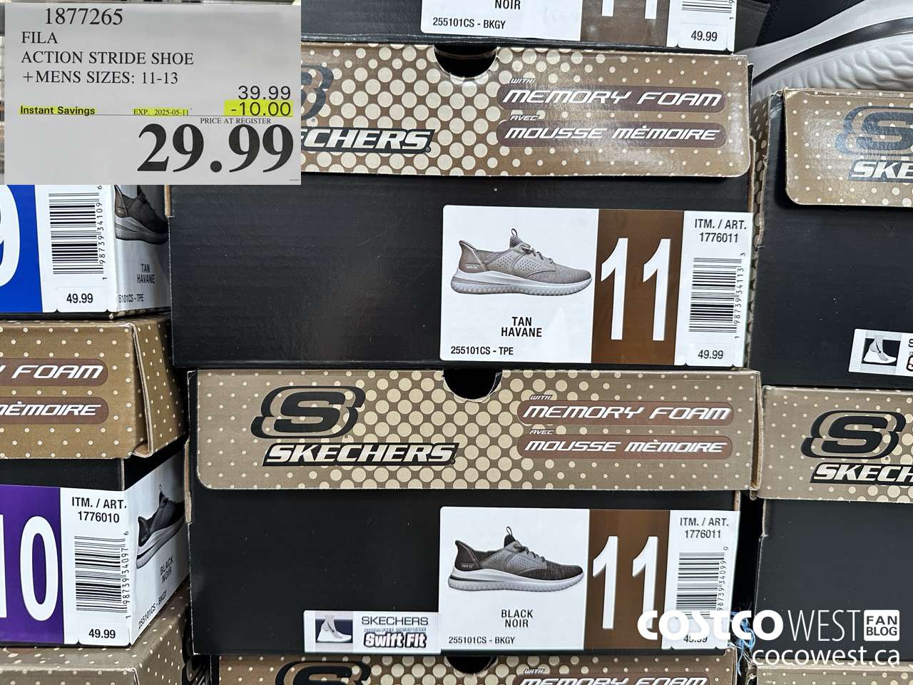 1877265 FILA ACTION STRIDE SHOE MENS SIZES 11-13 ($10.00 INSTANT SAVINGS EXPIRES ON 2025-05-11) $29.99