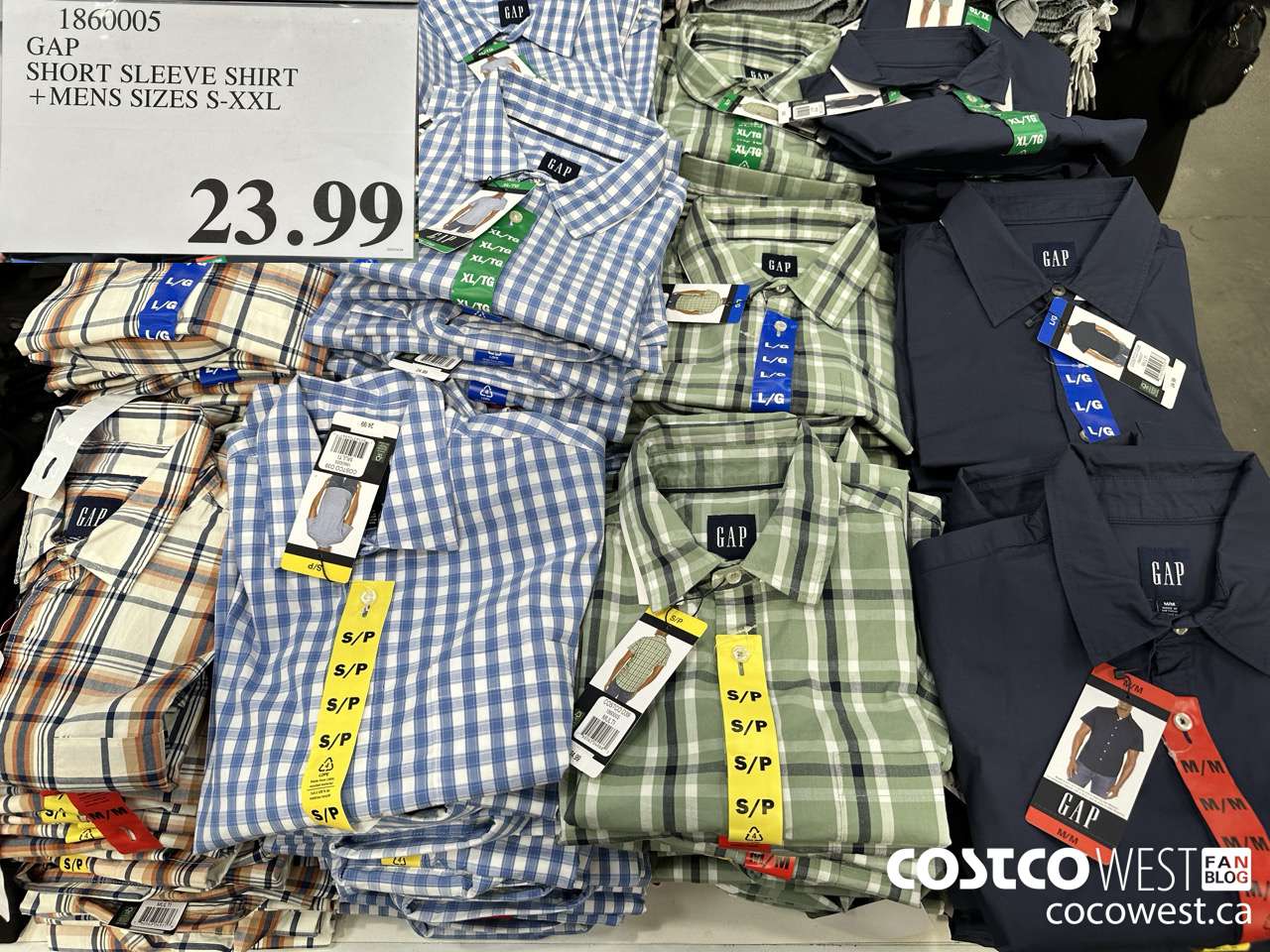 1860005 GAP SHORT SLEEVE SHIRT MENS SIZES S-XXL $23.99