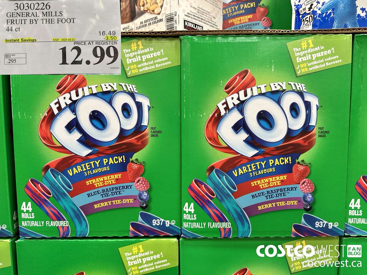 3030226 GENERAL MILLS FRUIT BY THE FOOT 44 ct ($3.50 INSTANT SAVINGS EXPIRES ON 2025-05-11) $12.99