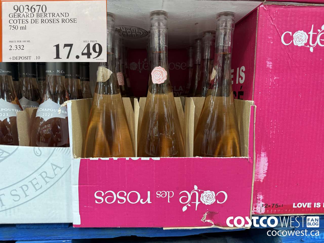 903670 GERARD BERTRAND COTES DE ROSES ROSE 750 ML $17.49