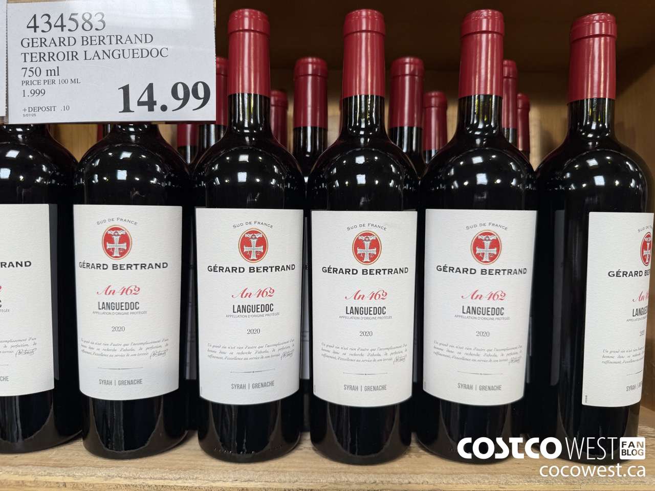 434583 GERARD BERTRAND TERROIR LANGUEDOC 750ML $14.99