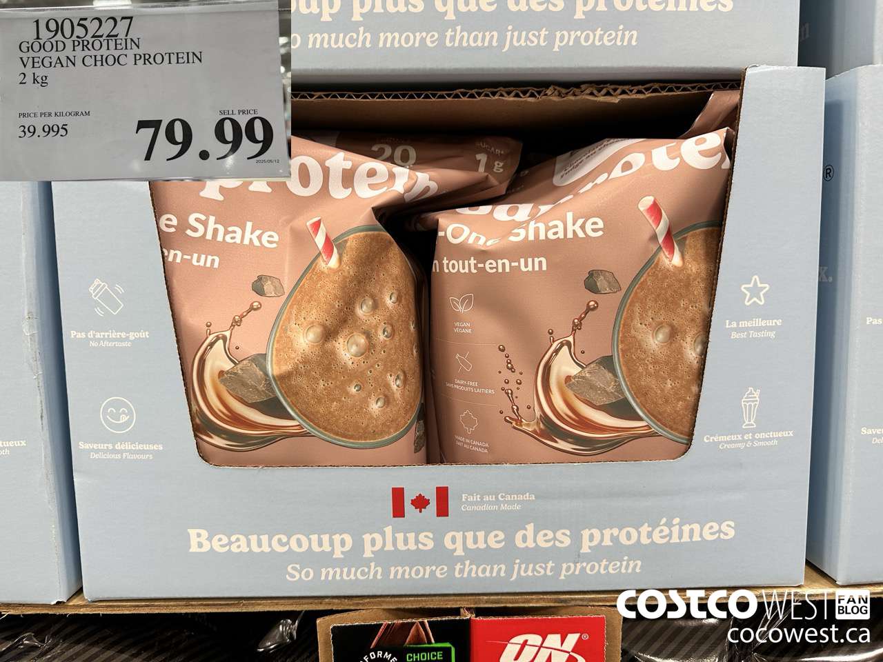 1905227 GOOD PROTEIN VEGAN CHOC PROTEIN 2 KG $79.99