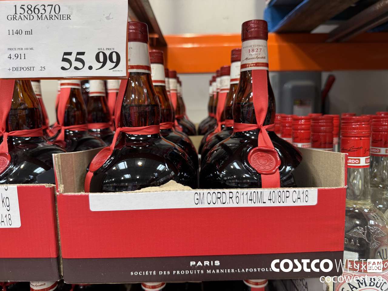 1586370 GRAND MARNIER 1140ML $55.99
