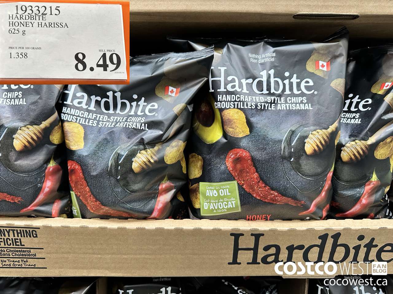 1933215 HARDBITE HONEY HARISSA 625G $8.49