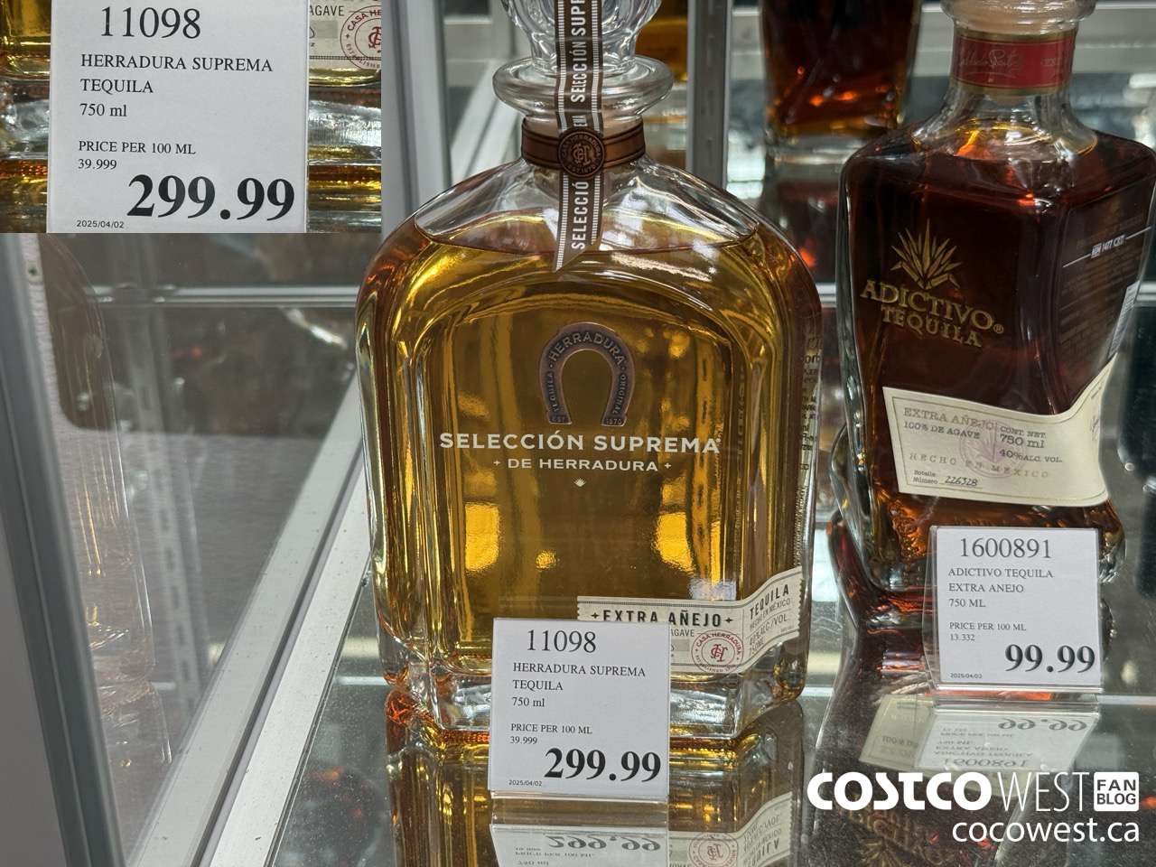 11098 HERRADURA SUPREMA TEQUILA 750ML $299.99