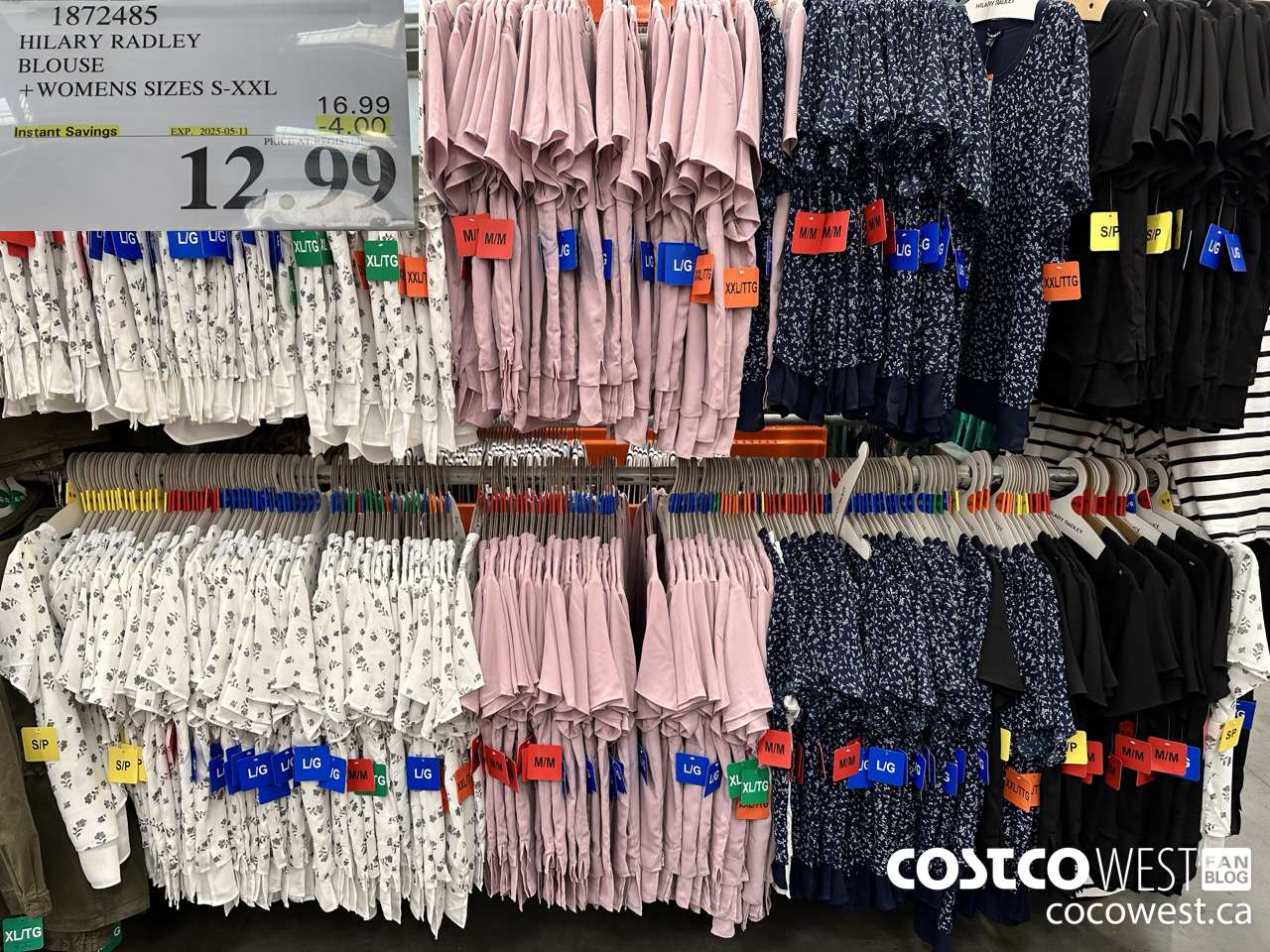 1872485 HILARY RADLEY BLOUSE LADIES SIZES S-XXL ($4.00 INSTANT SAVINGS EXPIRES ON 2025-05-11) $12.99