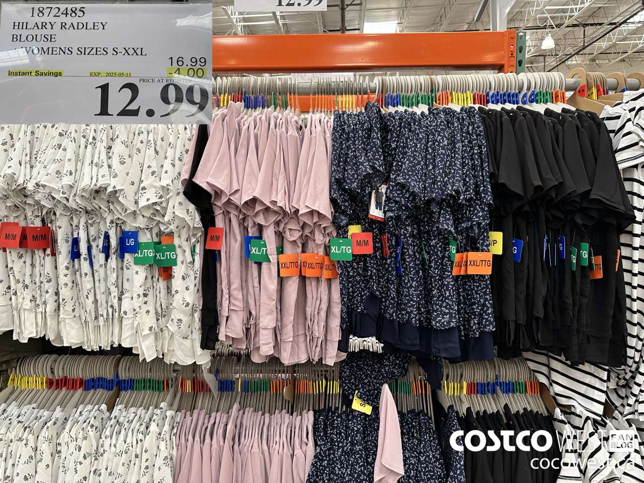 1872485 HILARY RADLEY BLOUSE LADIES SIZES S-XXL ($4.00 INSTANT SAVINGS EXPIRES ON 2025-05-11) $12.99