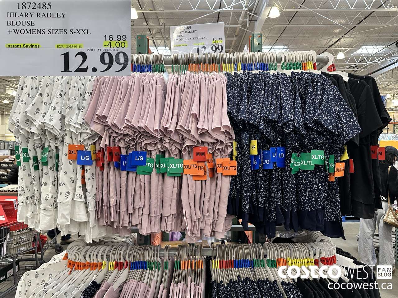 1872485 HILARY RADLEY BLOUSE LADIES SIZES S-XXL ($4.00 INSTANT SAVINGS EXPIRES ON 2025-05-18) $12.99