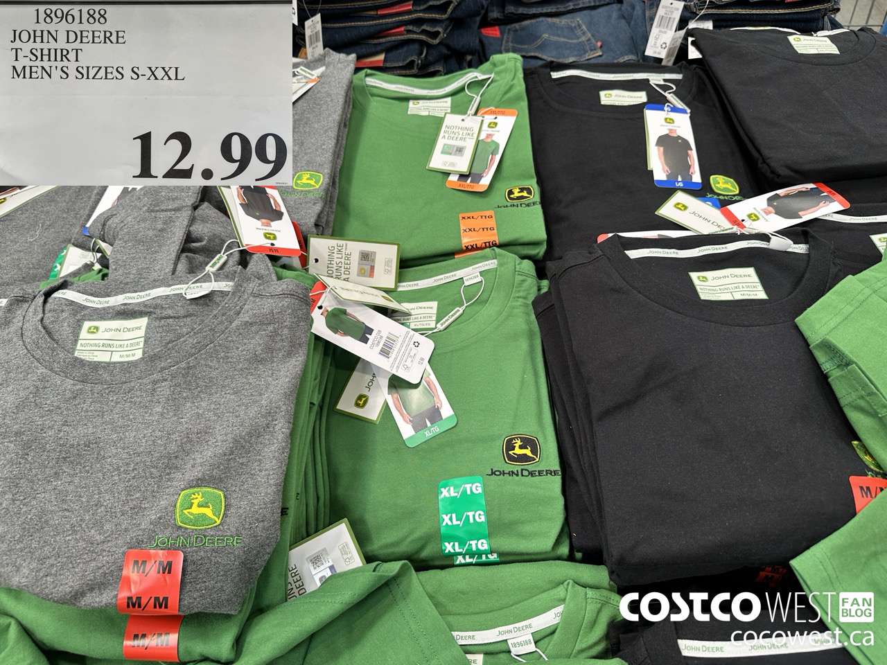 1896188 JOHN DEERE T-SHIRT MEN'S SIZES S-XXL $12.99