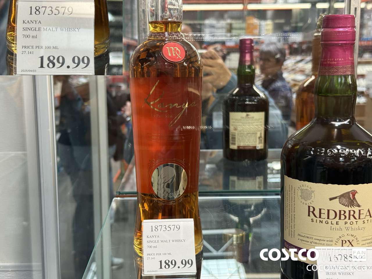 1873579 KANYA SINGLE MALT WHISKY 700ML $189.99