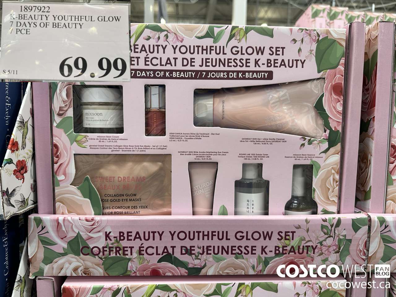 1897922 K-BEAUTY YOUTHFUL GLOW 7 DAYS OF BEAUTY 7 PCE $69.99