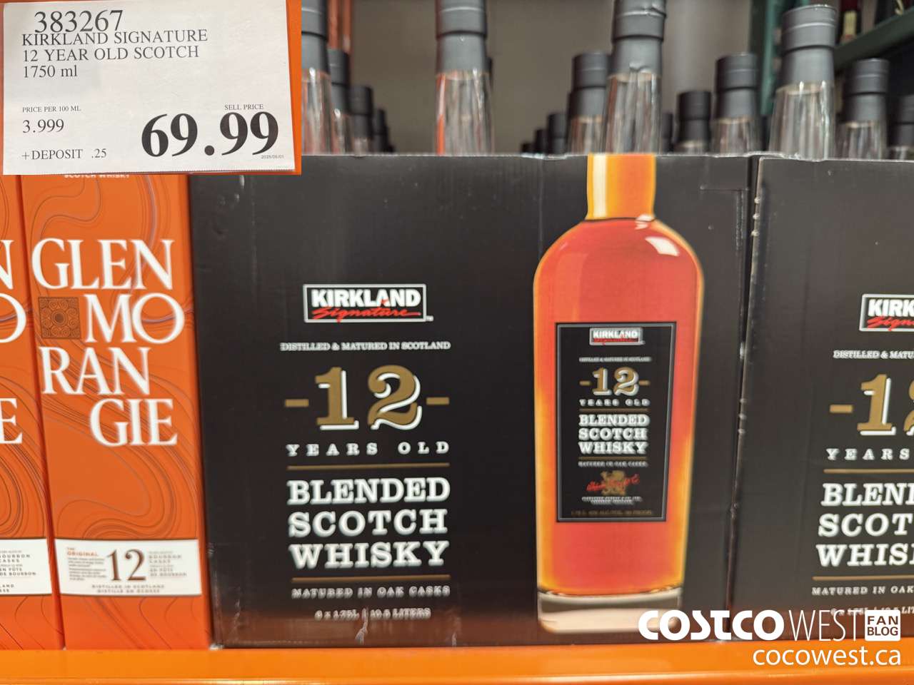 383267 KIRKLAND SIGNATURE 12 YEAR OLD SCOTCH 1750ML $69.99