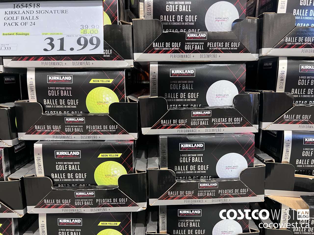 1654518 KIRKLAND SIGNATURE GOLF BALLS PACK OF 24 ($8.00 INSTANT SAVINGS EXPIRES ON 2025-06-01) $31.99