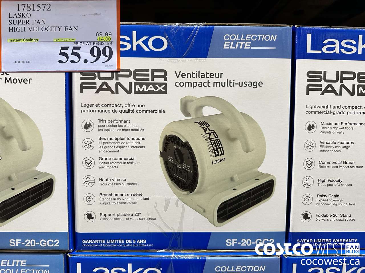 1781572 LASKO SUPER FAN HIGH VELOCITY FAN ($14.00 INSTANT SAVINGS EXPIRES ON 2025-05-25) $55.99