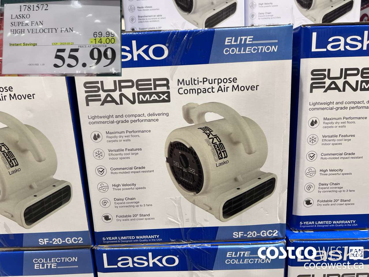 1781572 LASKO SUPER FAN HIGH VELOCITY FAN ($14.00 INSTANT SAVINGS EXPIRES ON 2025-05-25) $55.99