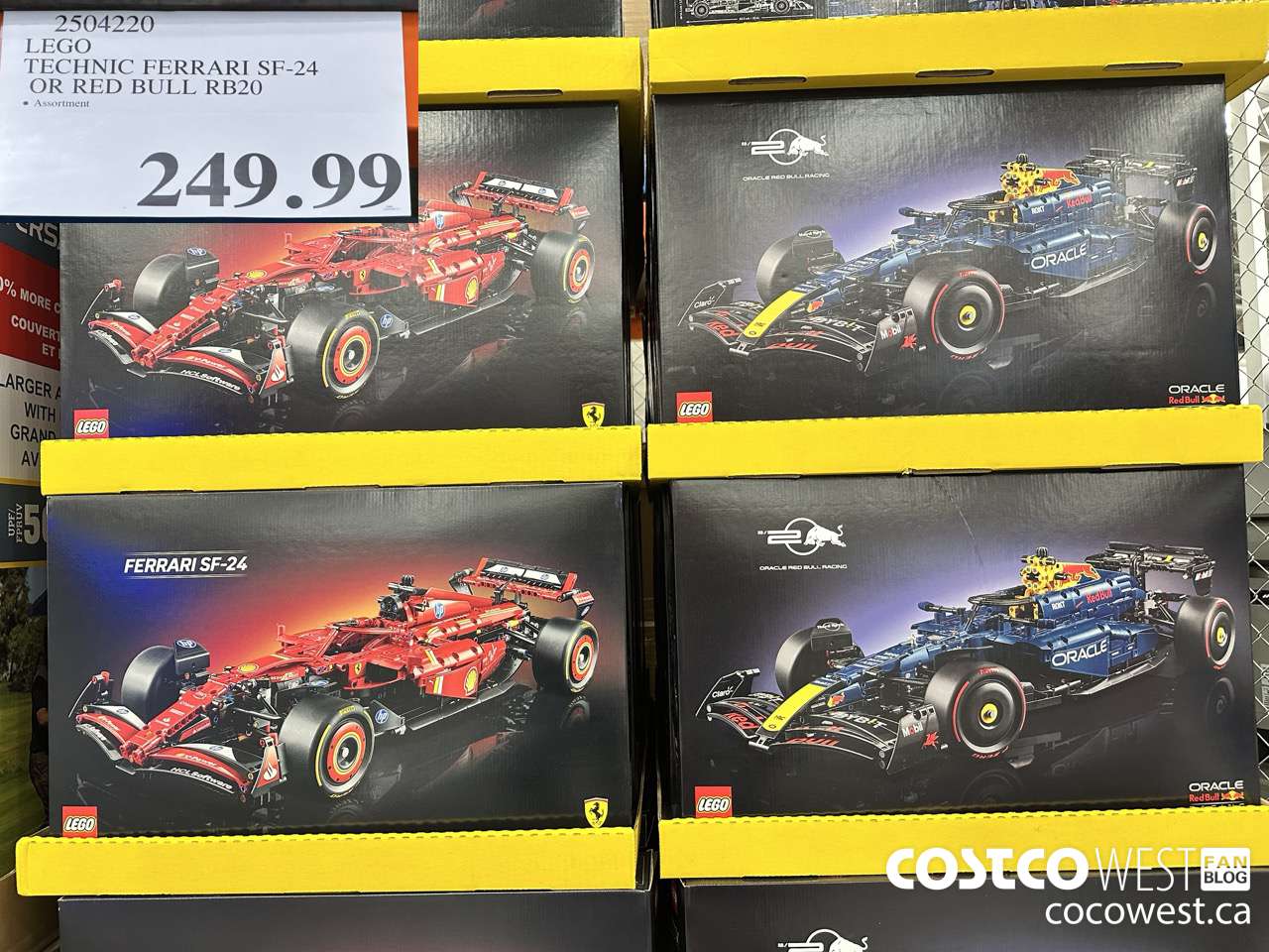 2504220 LEGO TECHNIC FERRARI SF-24 OR RED BULL RB20 $249.99