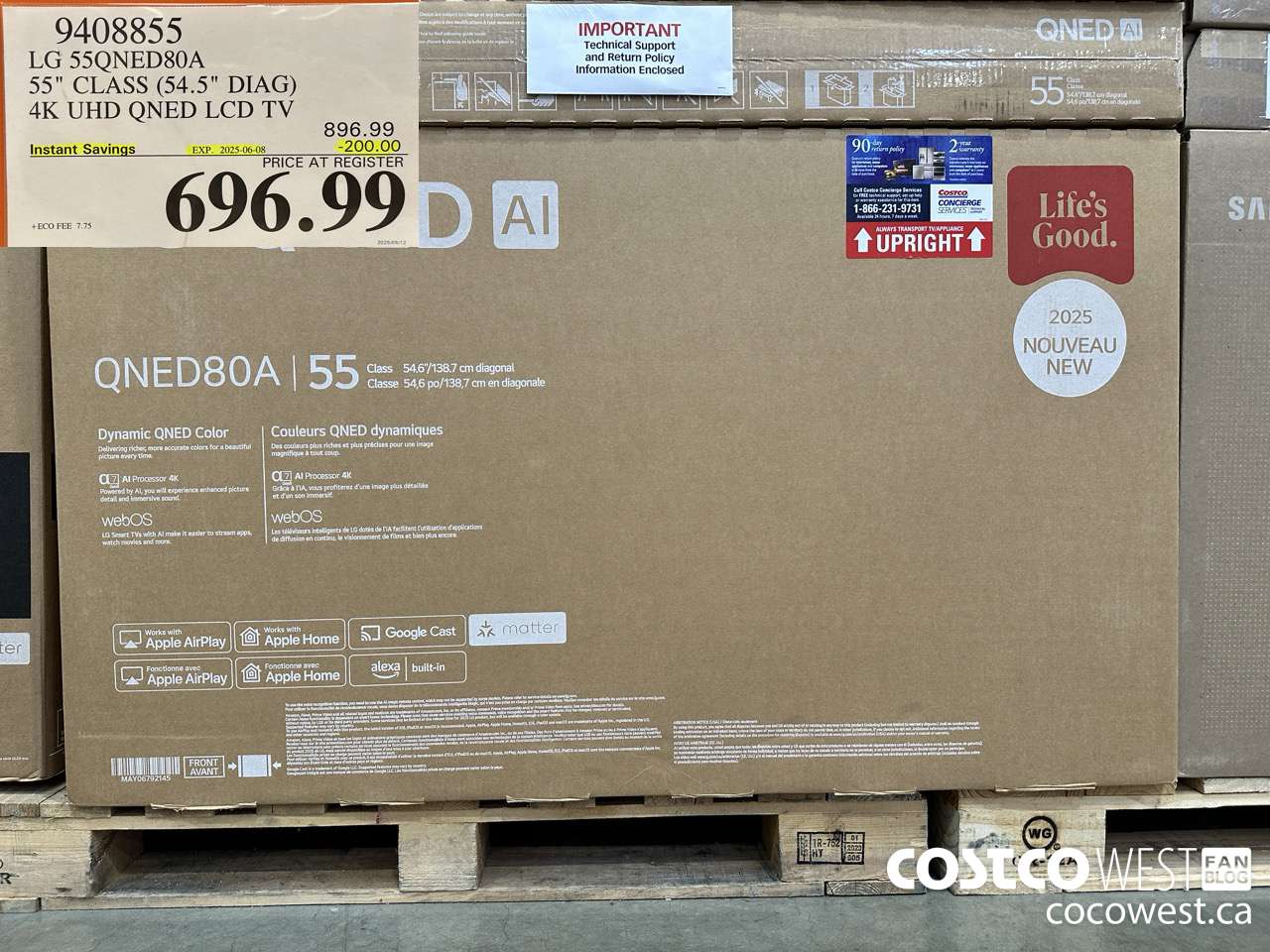 9408855 LG 55QNED80A 55