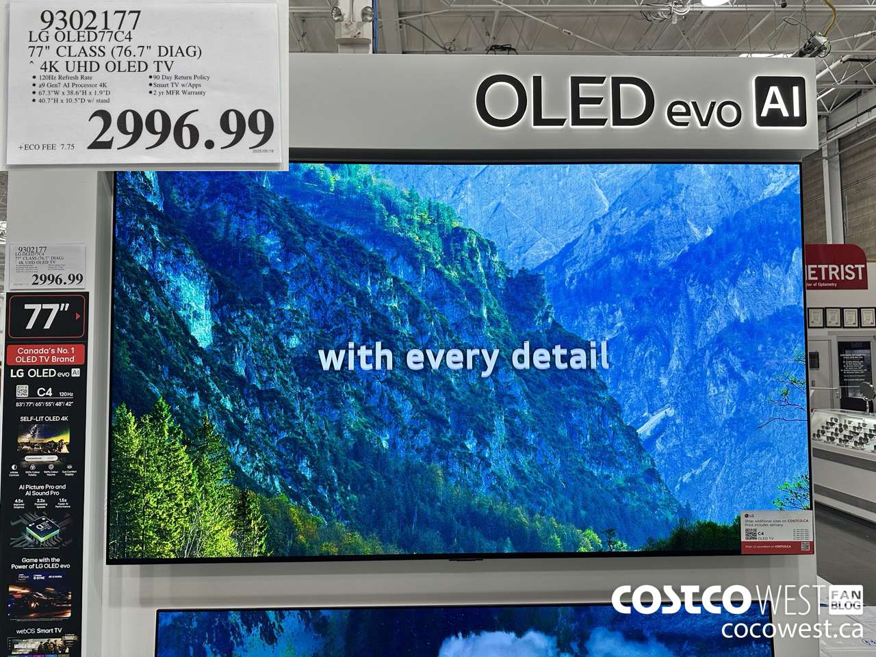 9302177 LG OLED77C4 77