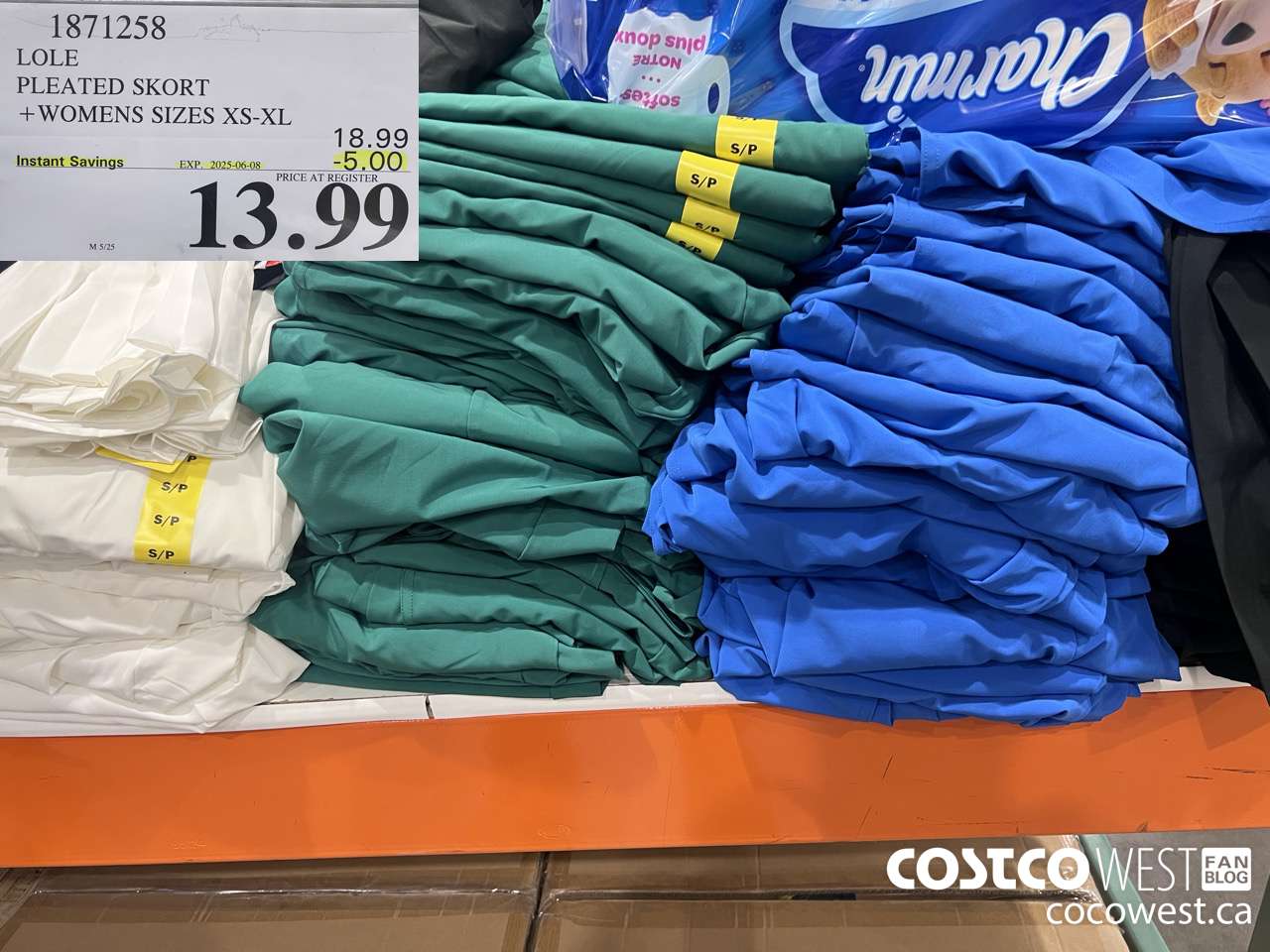 1871258 LOLE PLEATED SKORT WOMENS SIZES XS-XL ($5.00 INSTANT SAVINGS EXPIRES ON 2025-06-08) $13.99