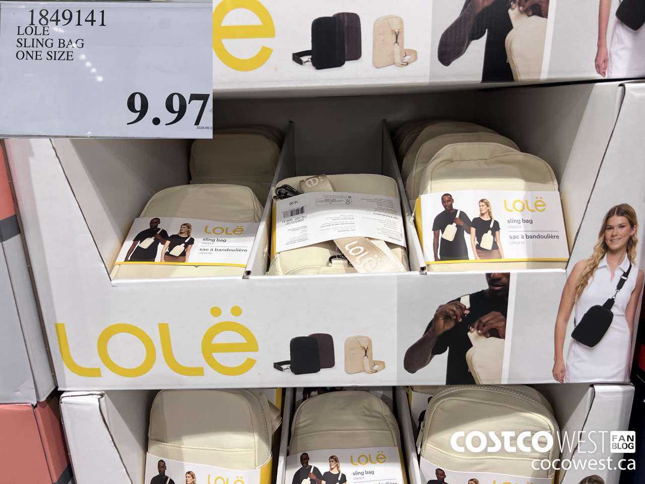 1849141 LOLE SLING BAG ONE SIZE $9.97