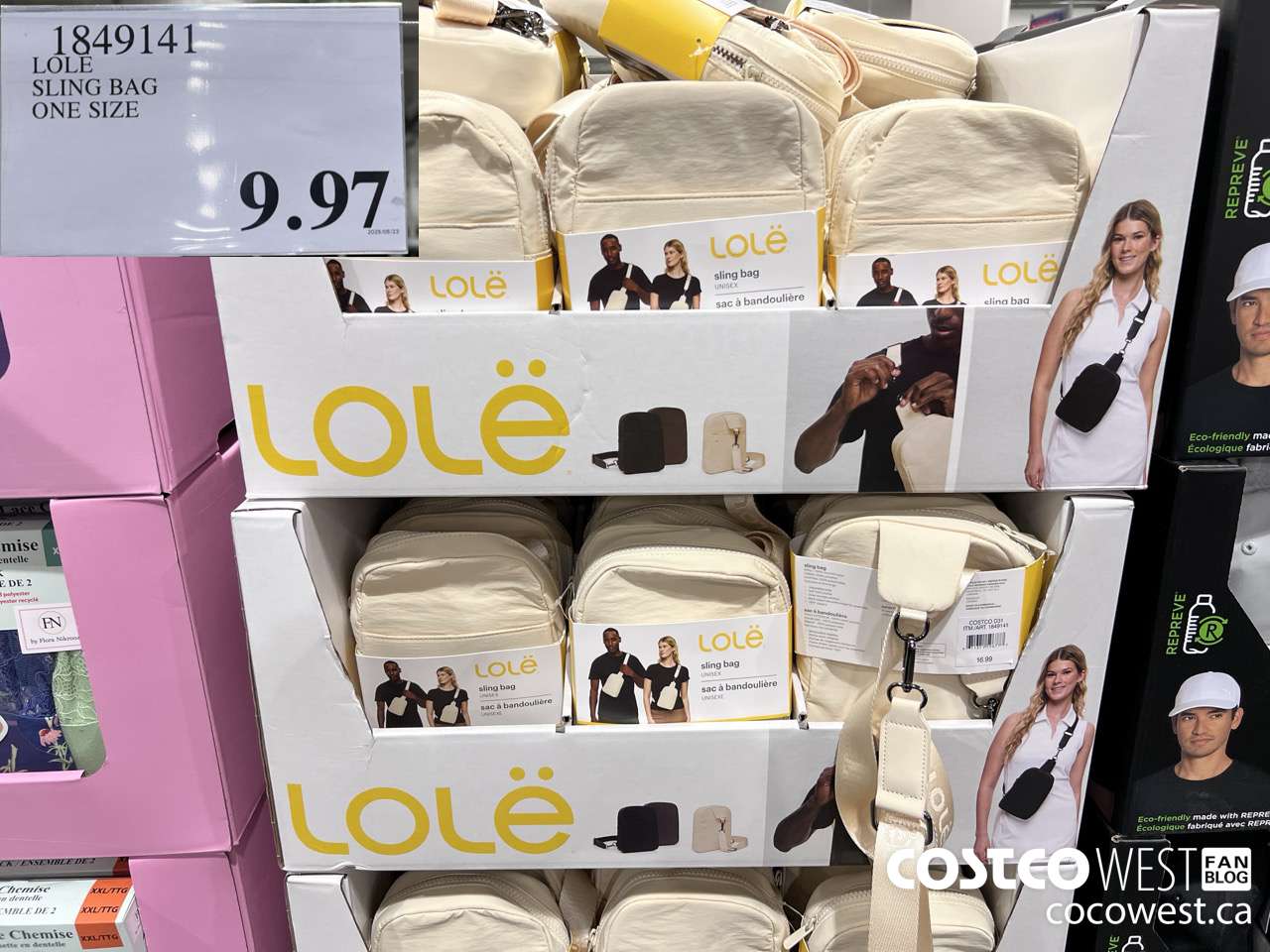 1849141 LOLE SLING BAG ONE SIZE $9.97