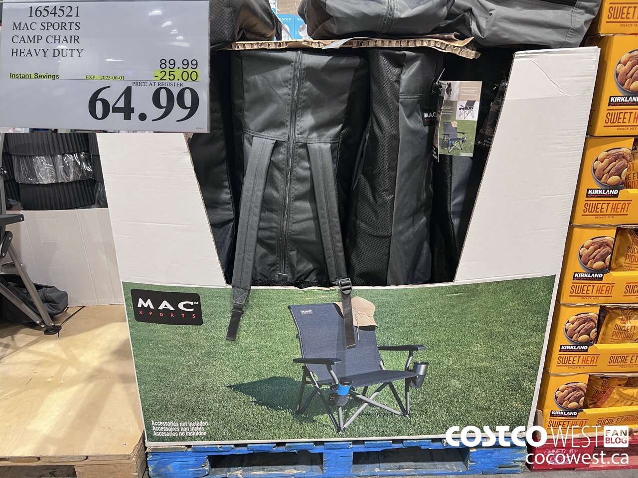 1654521 MAC SPORT CAMP CHAIR HEAVY DUTY ($25.00 INSTANT SAVINGS EXPIRES ON 2025-06-01) $64.99