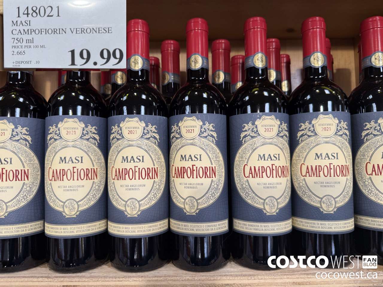 148021 MASI CAMPOFIORIN VERONESE 750ML $19.99