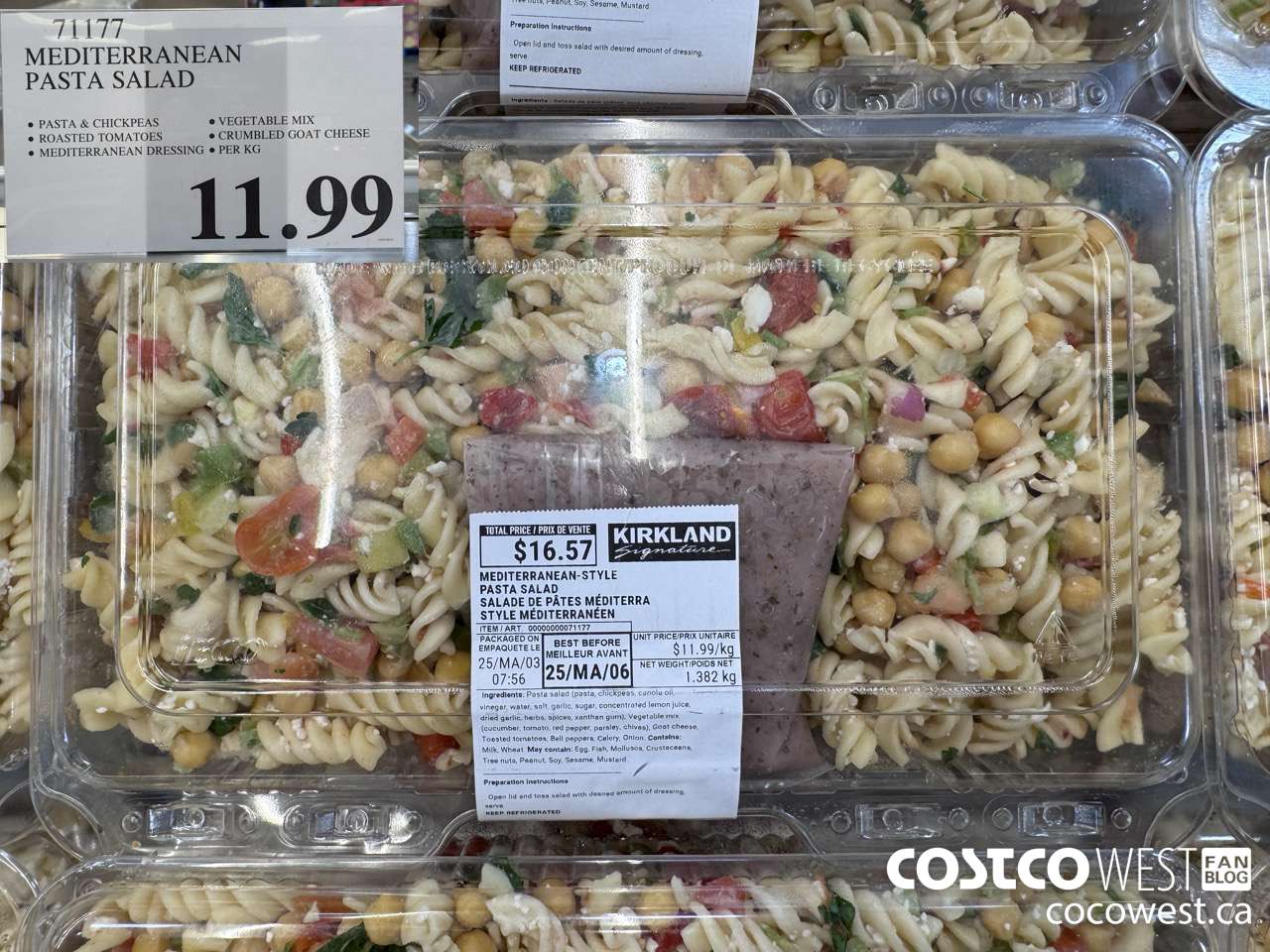 71177 MEDITERRANEAN PASTA SALAD $11.99