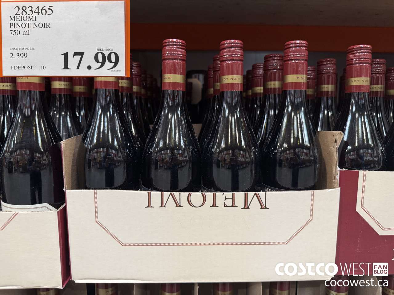 283465 MEIOMI PINOT NOIR 750 ML $17.99