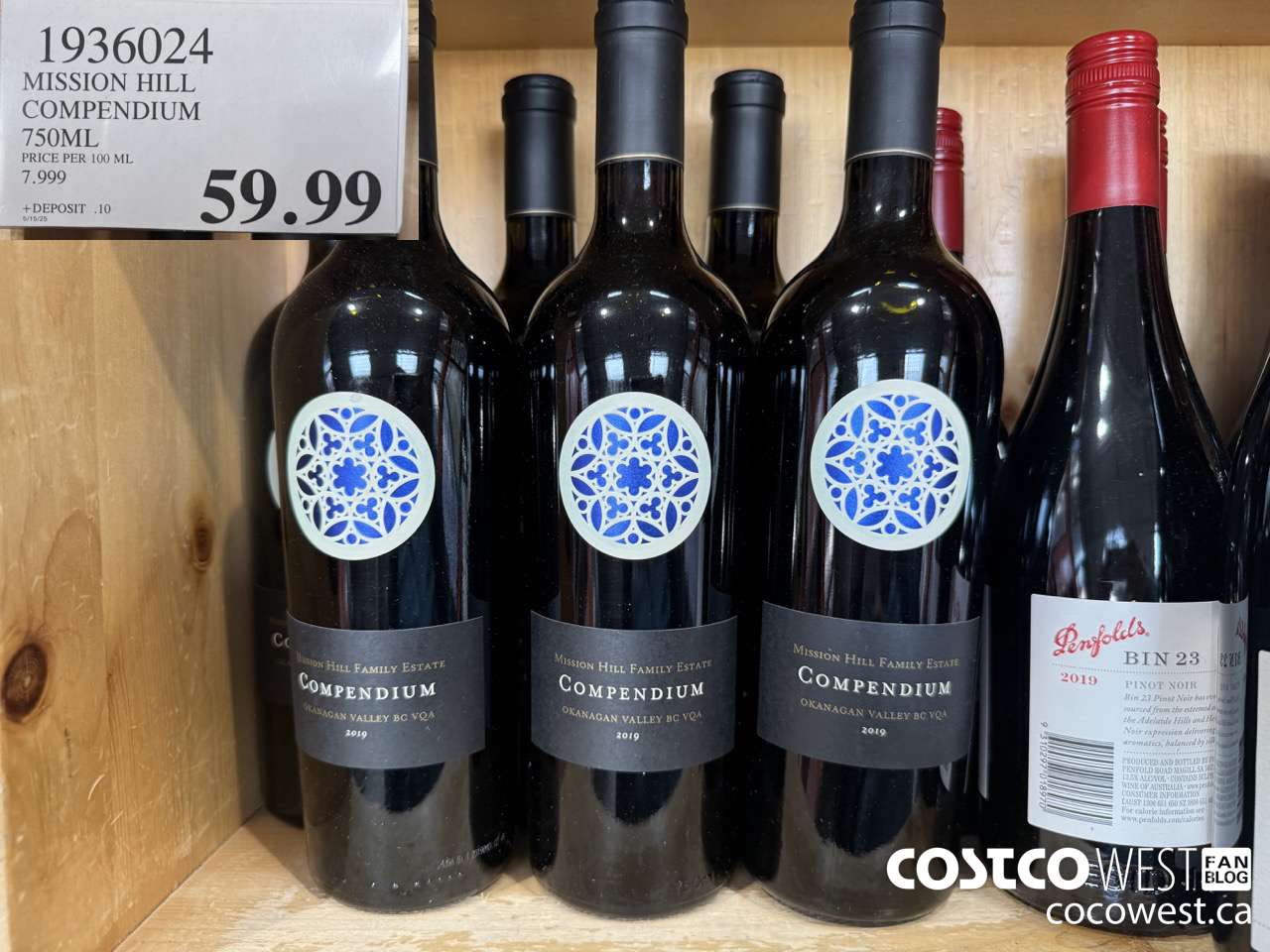 1936024 MISSION HILL COMPENDIUM 750ML $59.99