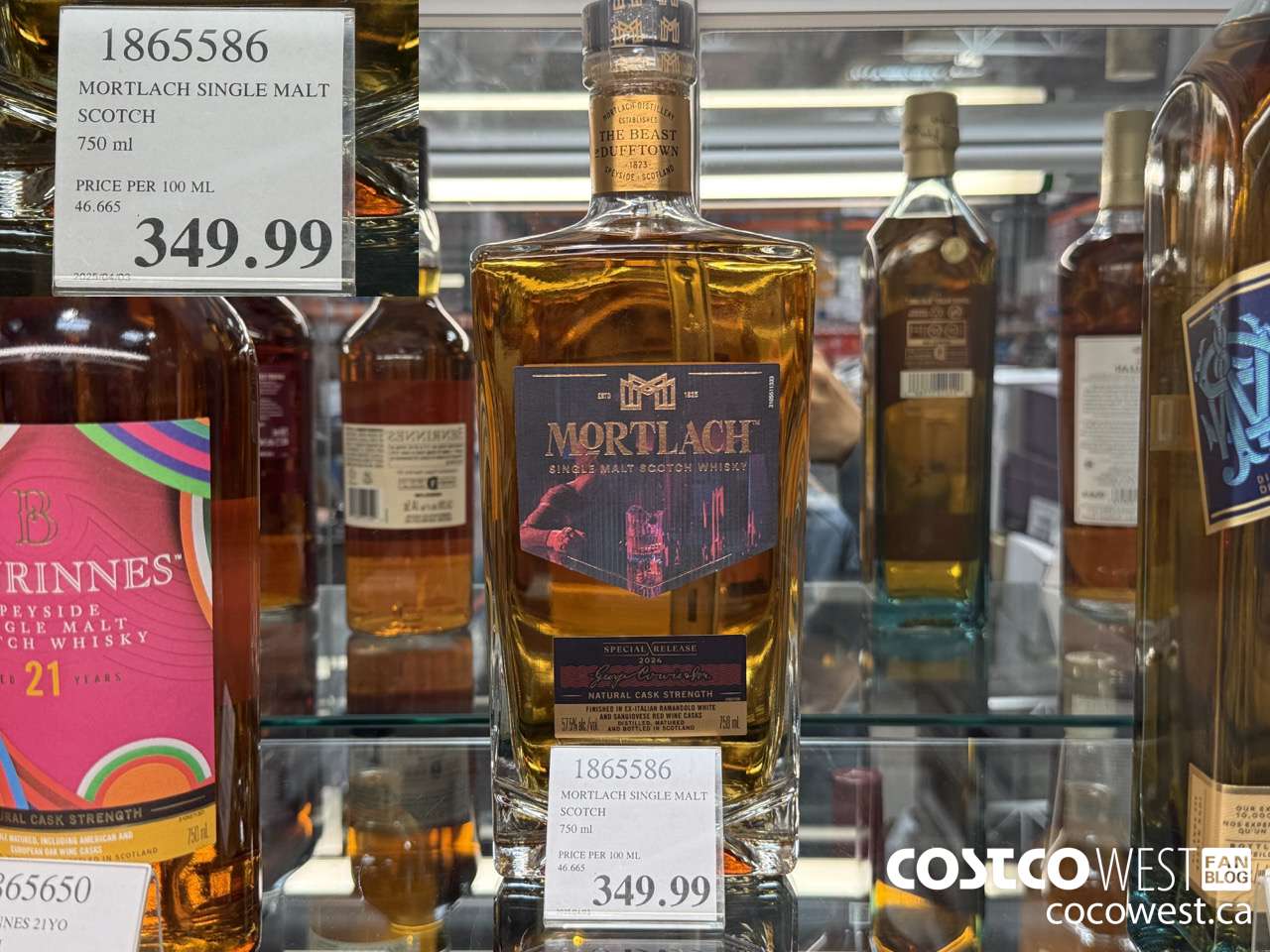 1865586 MORTLACH SINGLE MALT SCOTCH 750ML $349.99