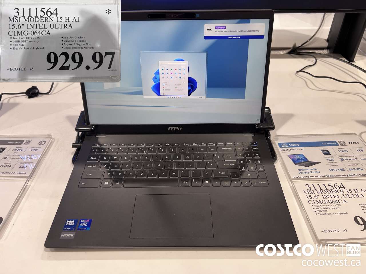 3111564 MSI MODERN 15 H AI 15.6