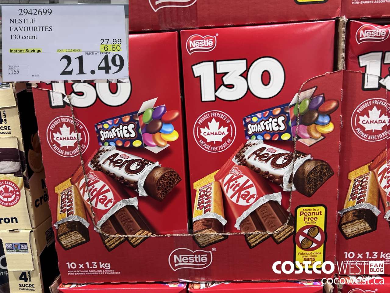 2942699 NESTLE FAVOURITES 130 COUNT ($6.50 INSTANT SAVINGS EXPIRES ON 2025-06-08) $21.49