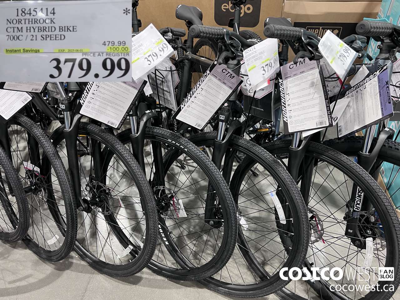 1845414 NORTHROCK CTM HYBRID BIKE 700C/21 SPEED ($100.00 INSTANT SAVINGS EXPIRES ON 2025-06-01) $379.99