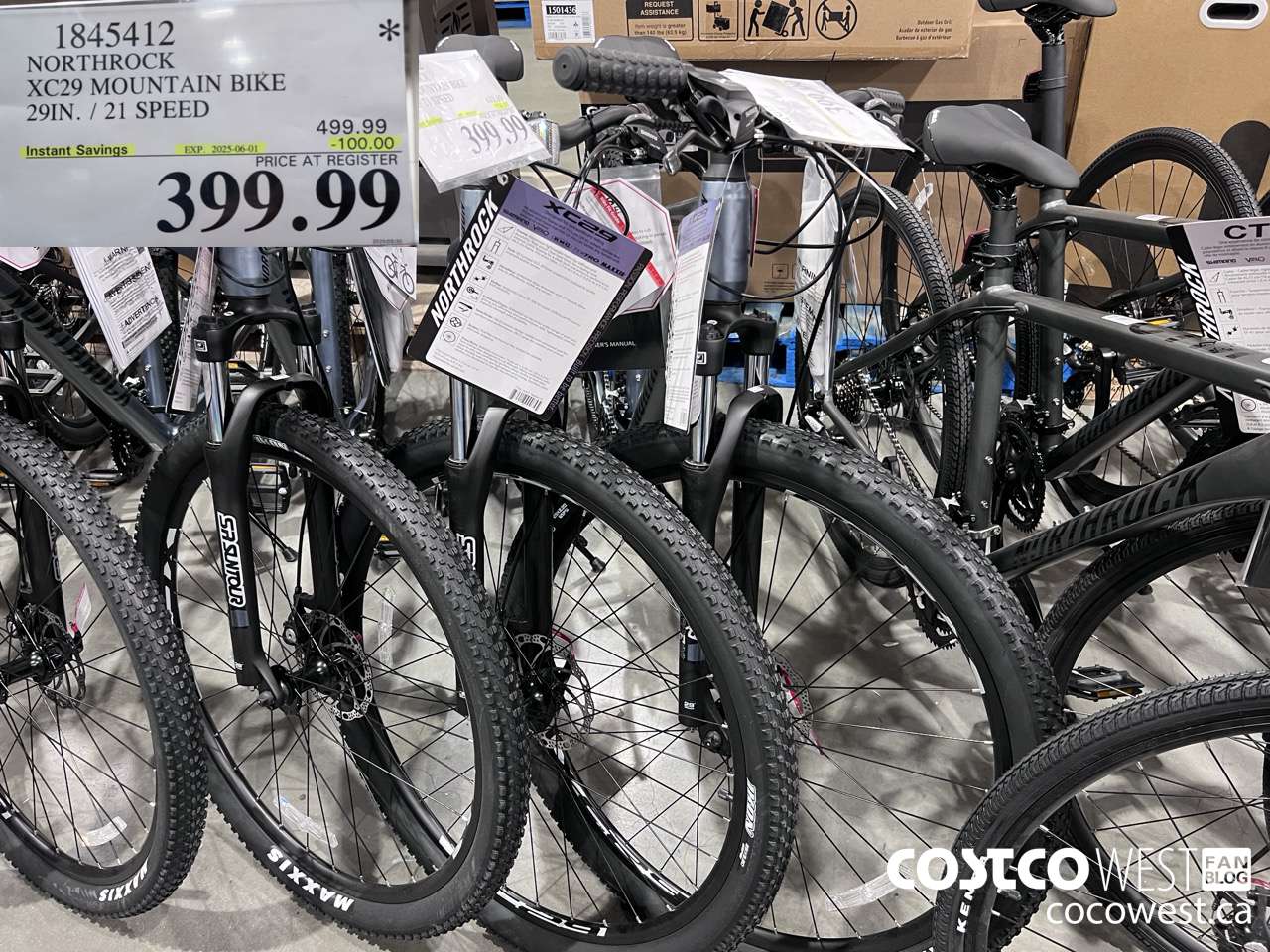 1845412 NORTHROCK XC29 MOUNTAIN BIKE 29IN/21 SPEED ($100.00 INSTANT SAVINGS EXPIRES ON 2025-06-01) $399.99