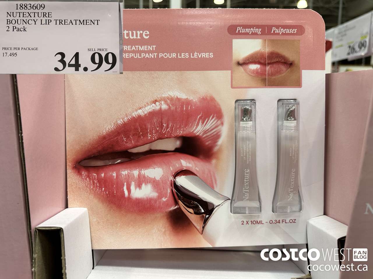 1883609 NUTEXTURE BOUNCY LIP TREATMENT 2 PACK $34.99