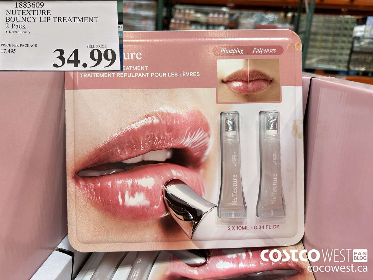 1883609 NUTEXTURE BOUNCY LIP TREATMENT 2 PACK $34.99