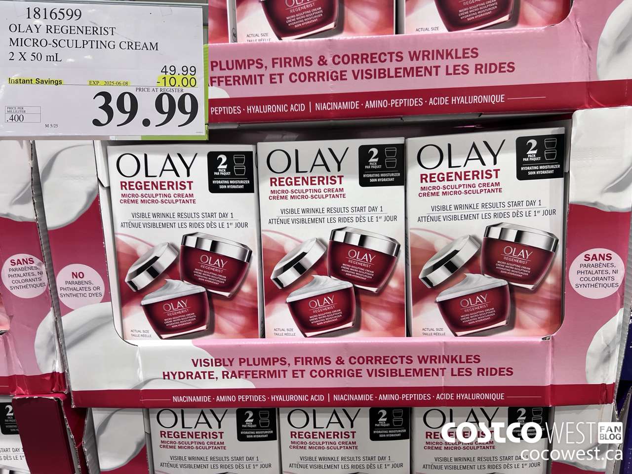 1816599 OLAY REGENERIST 2 X 50ML ($10.00 INSTANT SAVINGS EXPIRES ON 2025-06-08) $39.99