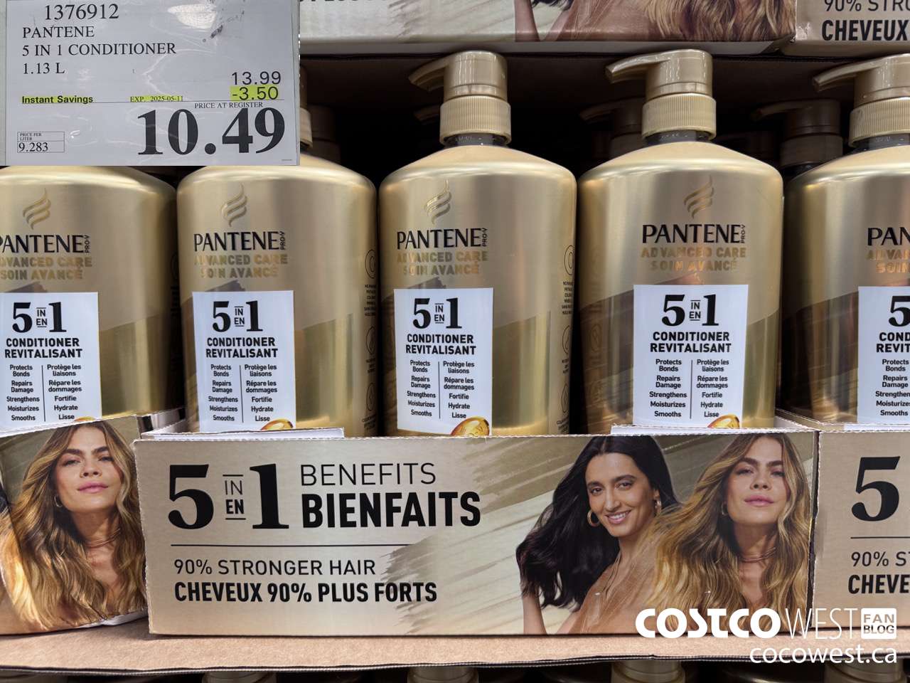1376912 PANTENE 5 IN 1 CONDITIONER 1.13L ($3.50 INSTANT SAVINGS EXPIRES ON 2025-05-11) $10.49