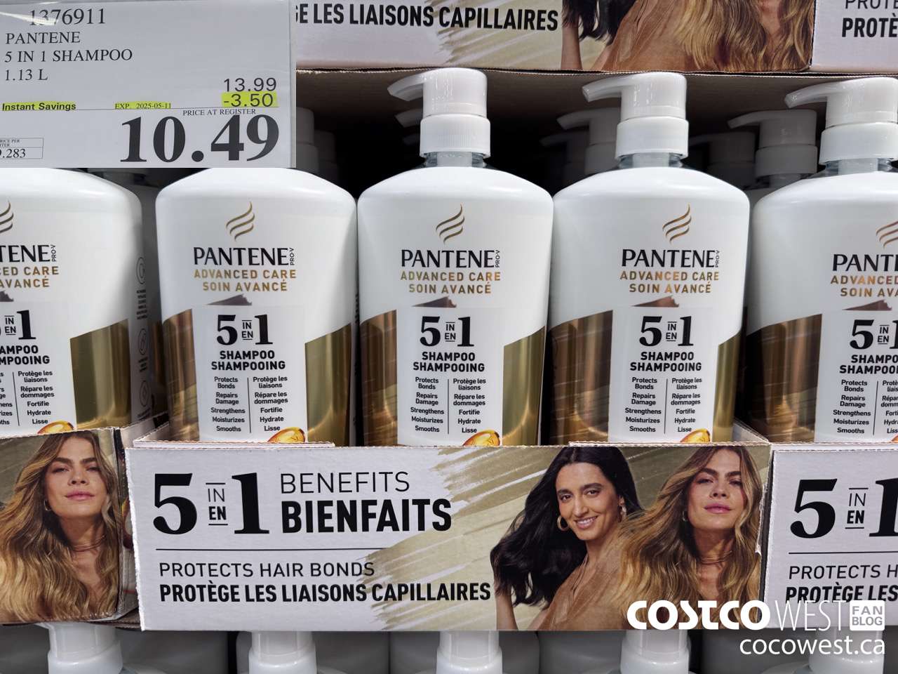 1376911 PANTENE 5 IN 1 SHAMPOO 1.13L ($3.50 INSTANT SAVINGS EXPIRES ON 2025-05-11) $10.49