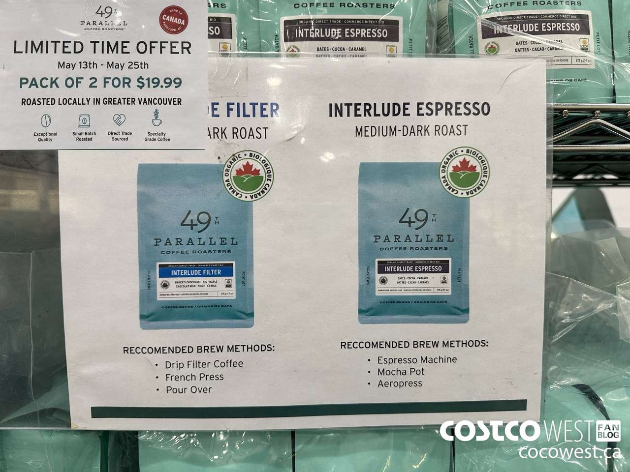 000000 PARALLEL 49TH COFFEE PACK OF 2 $19.99