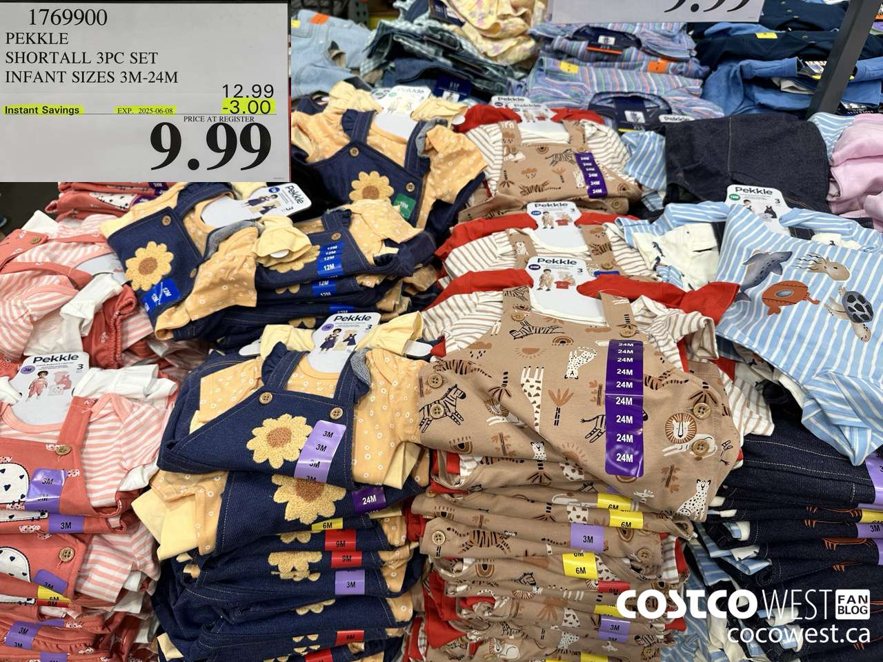 1769900 PEKKLE SHORTALL 3PC SET INFANT SIZES 3M-24M ($3.00 INSTANT SAVINGS EXPIRES ON 2025-06-08) $9.99