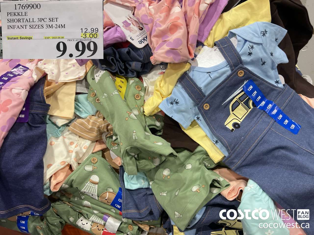 1769900 PEKKLE SHORTALL 3PC SET INFANT SIZES 3M-24M ($3.00 INSTANT SAVINGS EXPIRES ON 2025-06-08) $9.99