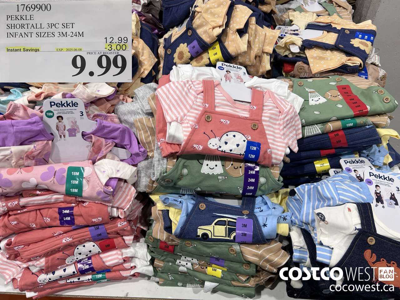 1769900 PEKKLE SHORTALL 3PC SET INFANT SIZES 3M-24M ($3.00 INSTANT SAVINGS EXPIRES ON 2025-06-08) $9.99