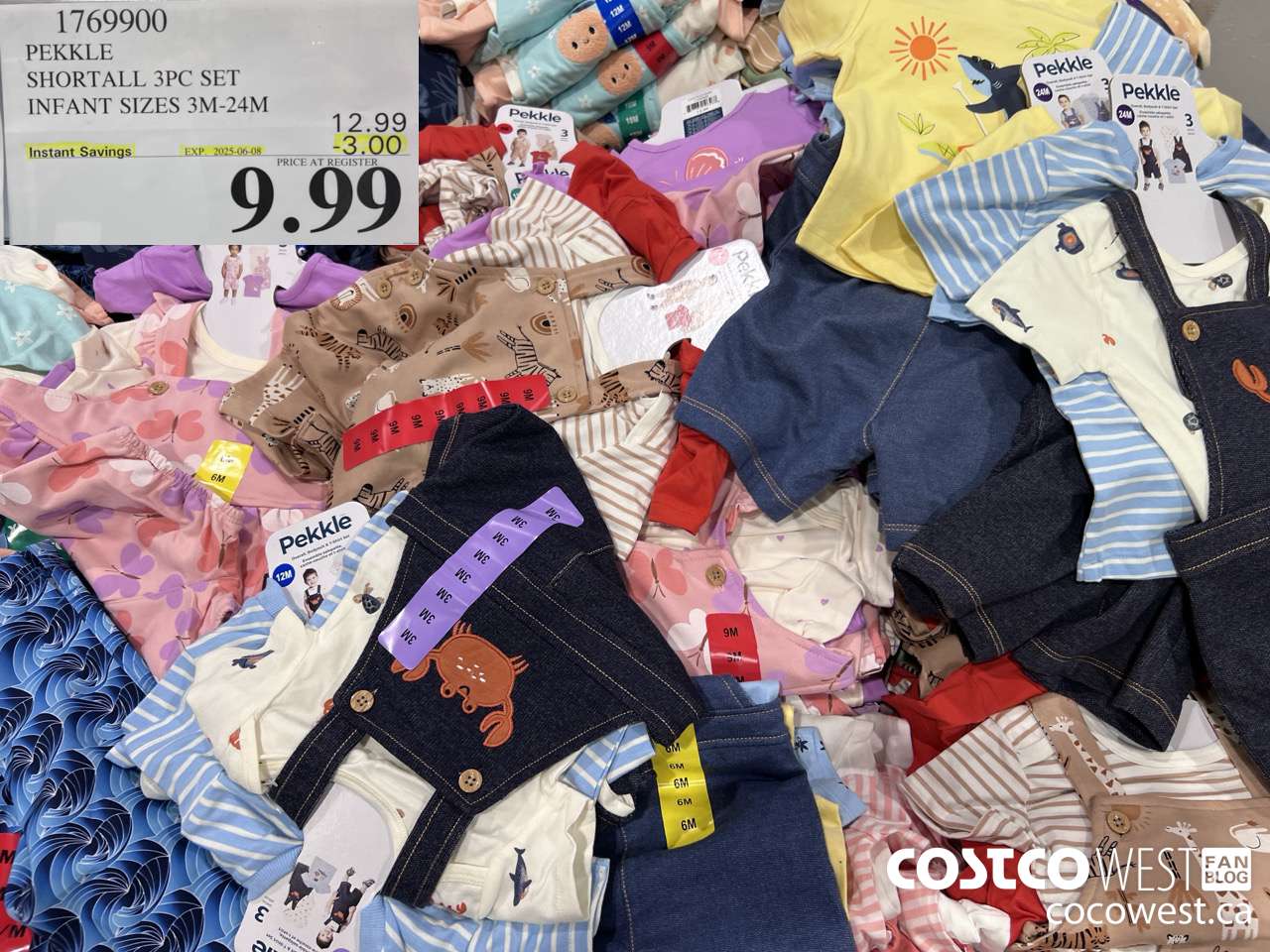 1769900 PEKKLE SHORTALL 3PC SET INFANT SIZES 3M-24M ($3.00 INSTANT SAVINGS EXPIRES ON 2025-06-08) $9.99