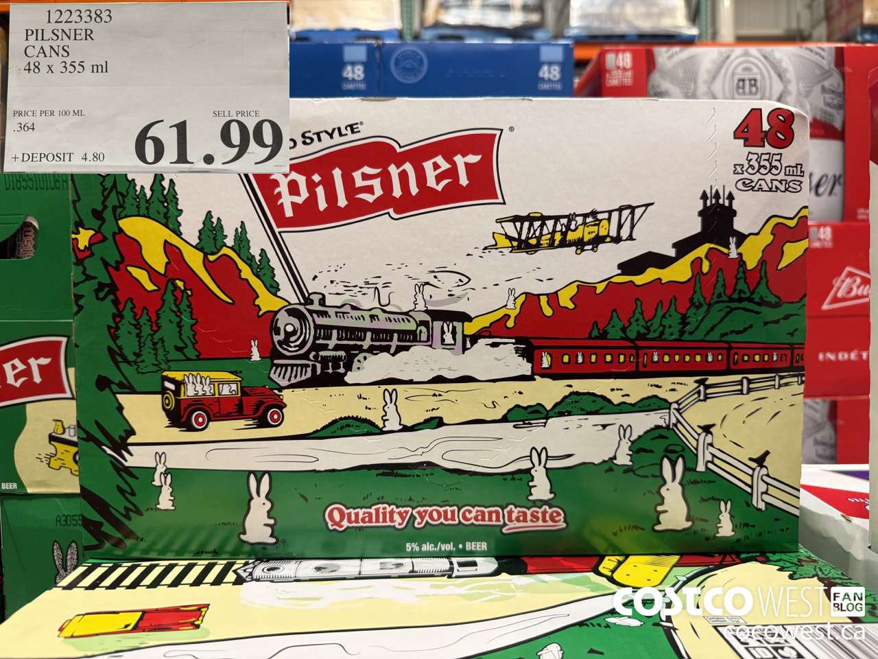 1223383 PILSNER CANS 48 X 335 ML $61.99